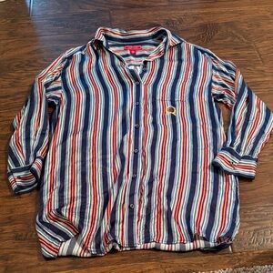 Tommy Hilfiger Multicolor Striped Button Down Shirt